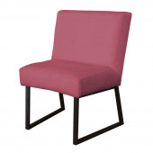 HomingXL Eetkamerstoel - Rotterdam - geschikt voor ronde tafel - stof Element roze 10