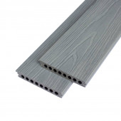 C-Wood Vlonderplank composiet semi massief co-extrusie 2,1 x 14,5 cm Loft Grey houtnerf