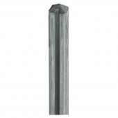 HomingXL Paal beton met sleuf en diamantkop | begin-eindpaal 11,5 x 11,5 cm grijs (278 cm)
