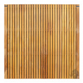 Elephant Schutting hardhout geschaafd Stripes Black (180 x 180 cm) schermdikte 4,5 cm