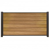 C-Wood Zelfbouw schutting hardhout Mix & Match Ipé - antraciet alu accessoires (180 x 90 cm)