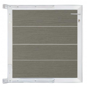 C-Wood Tuinpoort aluminium blank frame Modular - composiet co-ex grijs (90 x 90 cm)
