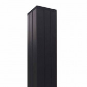 C-Wood Tuinpaal Modular/Mix & Match zwart aluminium 6,8 x 6,8 cm tbv schutting 97 cm