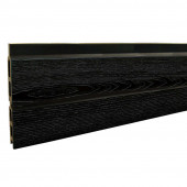 C-Wood Rhombus zelfbouw - Lamel composiet - Rhombus Double zwart - 180 x 15 cm (12 stuks)