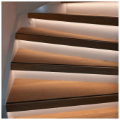 HomingXL Trapverlichting LED-strip compleet 130 cm | Set tbv 15 treden | Warm wit