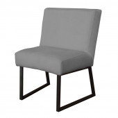 HomingXL Eetkamerstoel - Rotterdam - geschikt voor ronde tafel - stof Element lichtgrijs 04