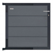 Elephant Tuindeur composiet Modular rock grey - antraciet aluminium frame compleet (90 x 90 cm)