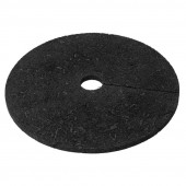 Plus Danmark Stamvoetbeschermer gerecycled rubber zwart | 61 x 61 x 2,5 cm