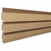 C-Wood Lamellen set composiet - Triple Rhombus teak - 180 x 15 cm (6 stuks)