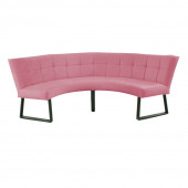 HomingXL Eetkamerbank - Amsterdam - geschikt voor tafel 150 cm - stof Element roze 10