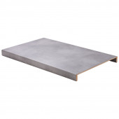 Stepwood Overzettreden met neus (2 stuks) - PVC toplaag - Steen grijs - 140 x 60 cm