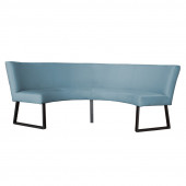 HomingXL Eetkamerbank - Rotterdam - stof Element lichtblauw 16 - geschikt voor tafel 130 cm