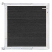 C-Wood Tuinpoort composiet Como antraciet met blank alu kader (90 x 90 cm)