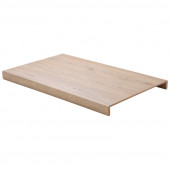 Stepwood Overzettreden met neus (2 stuks) | PVC toplaag | Geborsteld eik | 140 x 60 cm