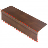 CanDo Stootbord (3 stuks) | Laminaat |  Brons | 130 x 20 cm