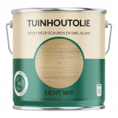 Hermadix Tuinhout olie biobased - Licht wit 2,5 liter