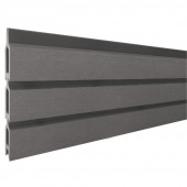 C-Wood Rhombus zelfbouw - Lamel composiet - Rhombus Triple rock grey - 180 x 15 cm (6 stuks)