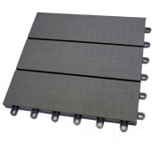 Elephant Terrastegel composiet 30 x 30 cm antraciet FSC (11 mm) clicksysteem (set van 4 stuks)