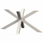 HomingXL Industrieel onderstel Matrix poot | wit metaal | 9 x 9 cm 