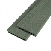 C-Wood Vlonderplank composiet semi massief co-extrusie 2,1 x 14,5 cm Pure Jade houtnerf (4 mtr)