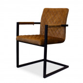 Bo Lundgren Eetkamerstoel - Rome - stof Adore Goud