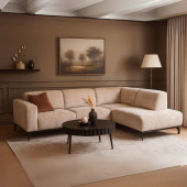 HomingXL Hoekbank Avola open eind rechts - Aphrodite 3 - 1,88 x 2,56 mtr breed