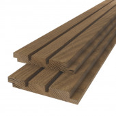 Smaragd Rhombusprofiel hardhout Thermo Essen triple 1,9 x 12,5 cm