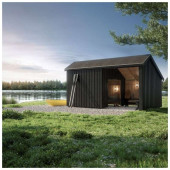 Plus Danmark Tuin shelter dicht / open onbehandeld 248 x 432 x 250 cm | Type A
