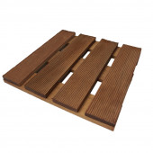 Smaragd Terrastegel hardhout Bankirai  30 x 30 cm (24 mm)