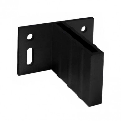 C-Wood T-beslag zwart aluminium voor C-Wood schermen (4 stuks)