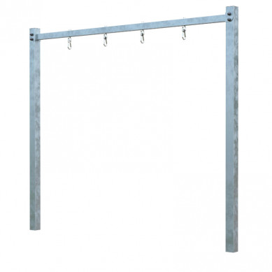Plus Danmark Schommelframe staal - 247 x 8 x 212 cm
