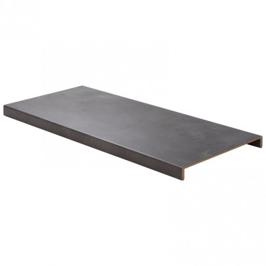 Ekostairs Overzettreden met neus (2 stuks) - PVC toplaag - Graniet - 100 x 60 cm