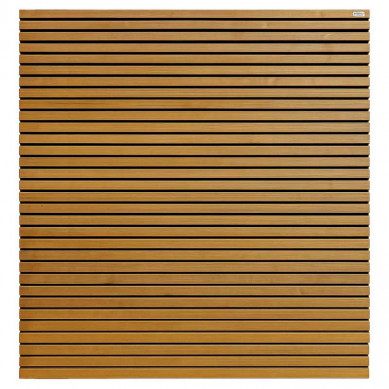 Smaragd Schutting hardhout geschaafd Stripes zwart (180 x 180 cm) schermdikte 4,5 cm