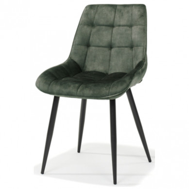 Bo Lundgren Eetkamerstoel - Loena - stof Adore Groen