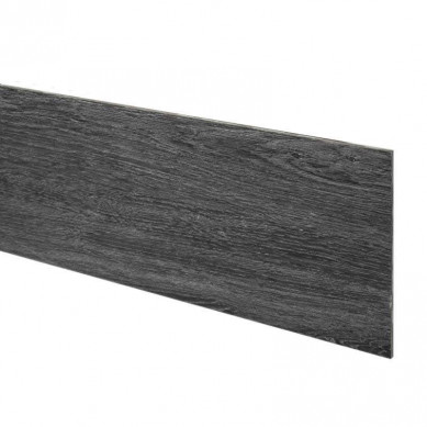 Stepwood Stepwood stootbord PVC toplaag Eik zwart 140 x 19 cm