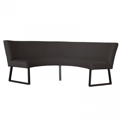 HomingXL Eetkamerbank - Rotterdam - stof Element antraciet 01 - geschikt voor tafel 150 cm