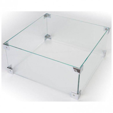 Happy Cocooning glazen ombouw voor cocoon table vierkant klein (49 x 49 x 21 cm)
