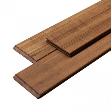 aMbooo Vlonderplank bamboe Campo Verde geolied naturel 2,0 x 14,0 cm (2,20 mtr) Frans profiel/vlak