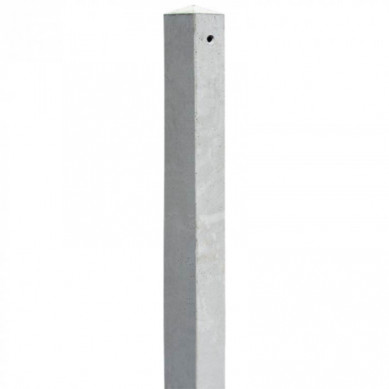 HomingXL Paal beton | tussenpaal 7,5 x 7,5 cm grijs (280 cm)