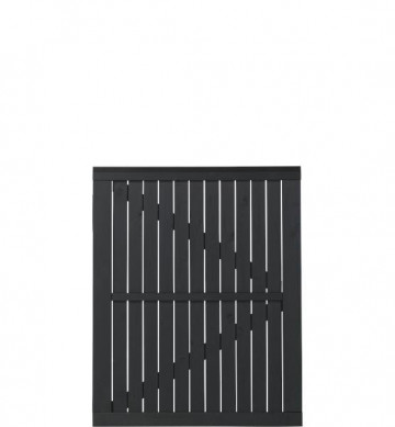 Plus Danmark tuindeur vuren | Atrium recht zwart (100 x 122,5 cm)