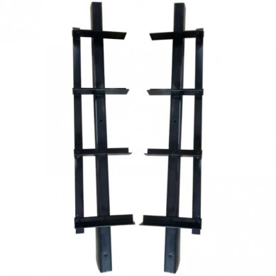 HomingXL Shutter systeem - zwart gepoedercoat - 50 cm