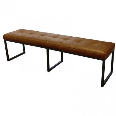 HomingXL Eetkamerbank - Atlanta - leer Colorado cognac 03 - 200 cm