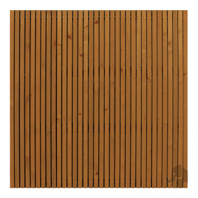 Elephant Schutting zachthout vuren recht - Stripes black bruin (179 x 179 cm)