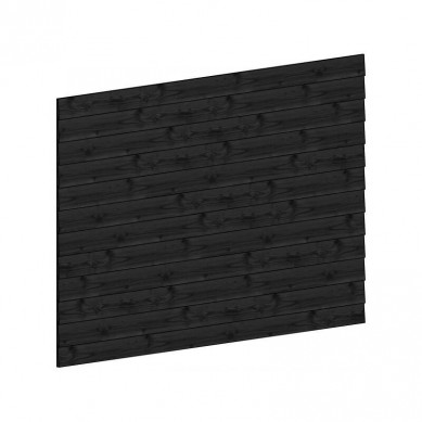 TrendHout wandmodule K potdekselplanken 223 x 156 cm zwart