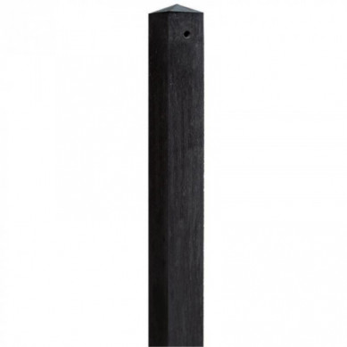 HomingXL Paal beton | tussenpaal 7,5 x 7,5 cm antraciet (280 cm)