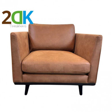 HomingXL Tweedekans - Fauteuil Odissi - stof Kentucky cognac 09 - 84 cm breed