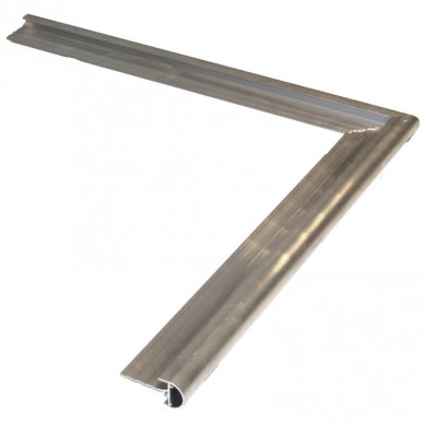 TrendHout daktrim aluminium binnenhoek met kraal 50 x 50 cm (26 mm)