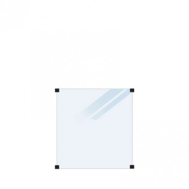 Plus Danmark Glasplaat | Gehard mat glas 8,76 mm tbv ronde palen (90 x 91 cm)
