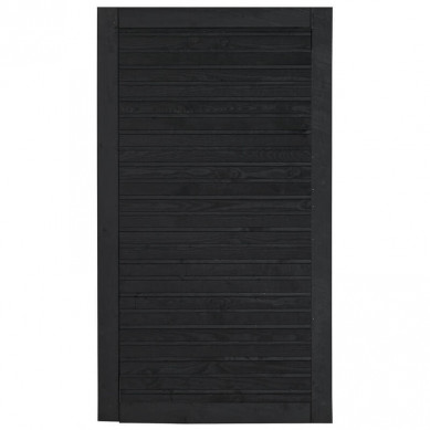 Plus Danmark tuindeur vuren | Plus Plank recht zwart (100 x 163 cm)