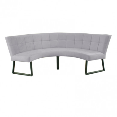 HomingXL Eetkamerbank - Amsterdam - stof Element grijs 03 - geschikt voor tafel 150 cm